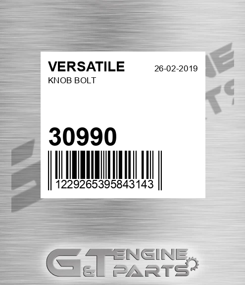 30990 Knob Bolt