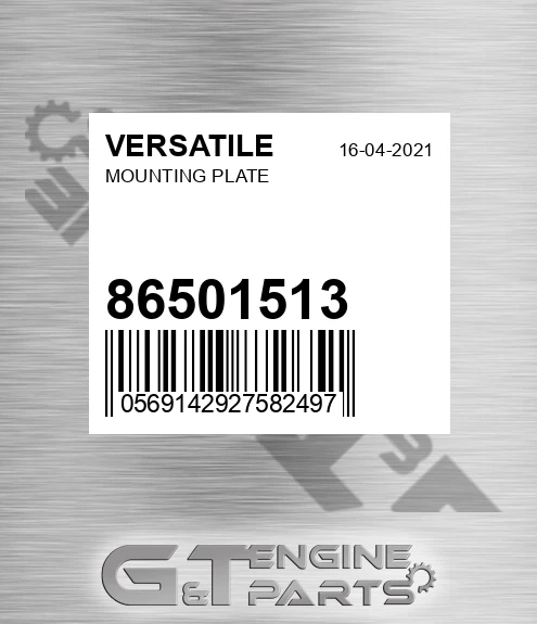 86501513 VERSATILE Mounting Plate