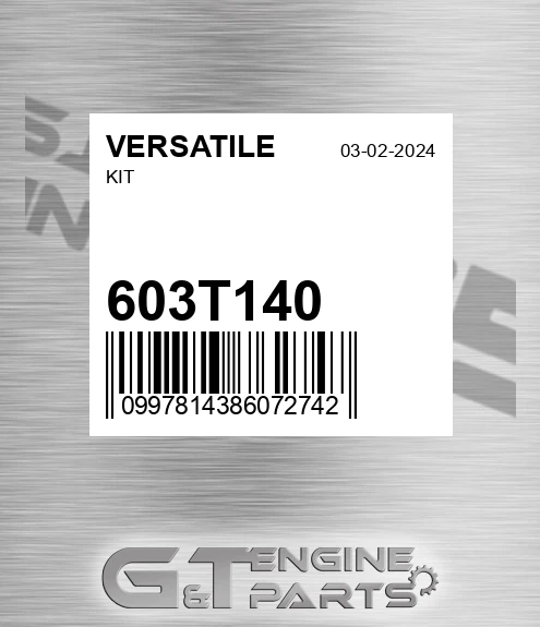 603T140 VERSATILE Kit