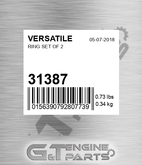 31387 Ring Set Of 2