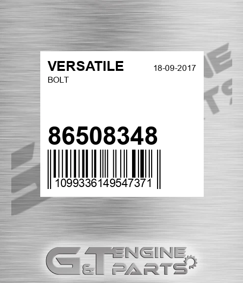 86508348 VERSATILE Bolt