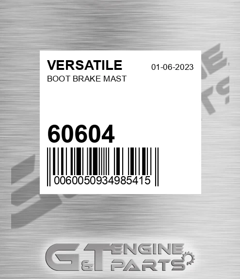 60604 Boot Brake Mast