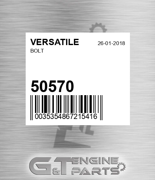 50570 Bolt