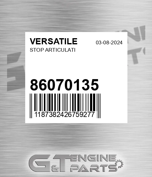 86070135 VERSATILE Stop Articulati
