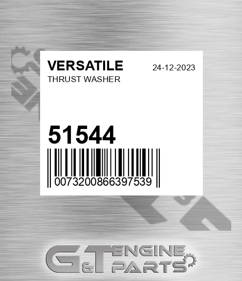 51544 VERSATILE Thrust Washer