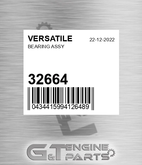 32664 VERSATILE Bearing Assy