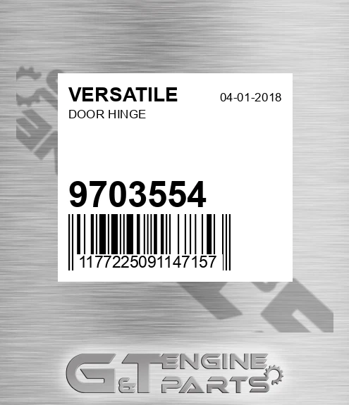 9703554 VERSATILE Door Hinge