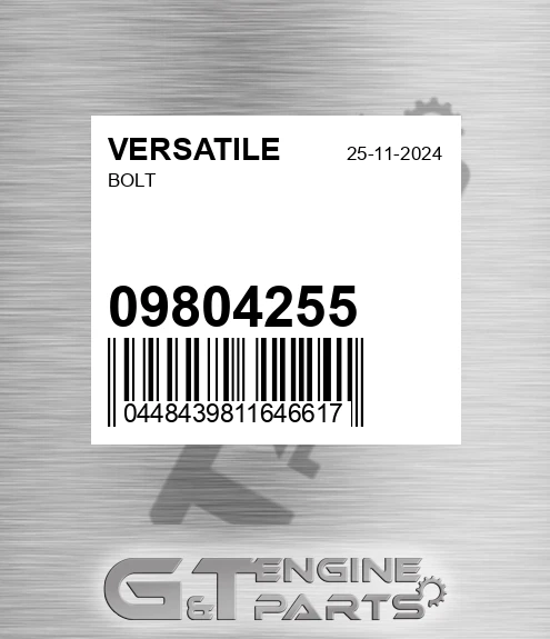 09804255 VERSATILE Bolt