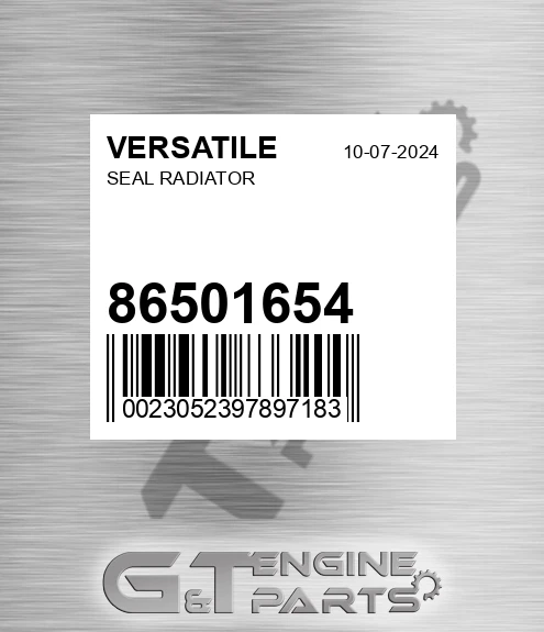 86501654 Seal Radiator