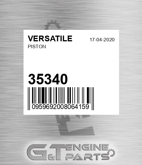 35340 VERSATILE Piston