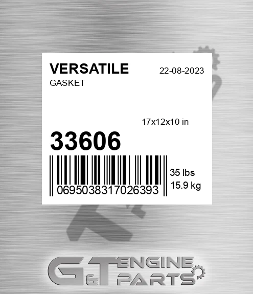 33606 VERSATILE Gasket