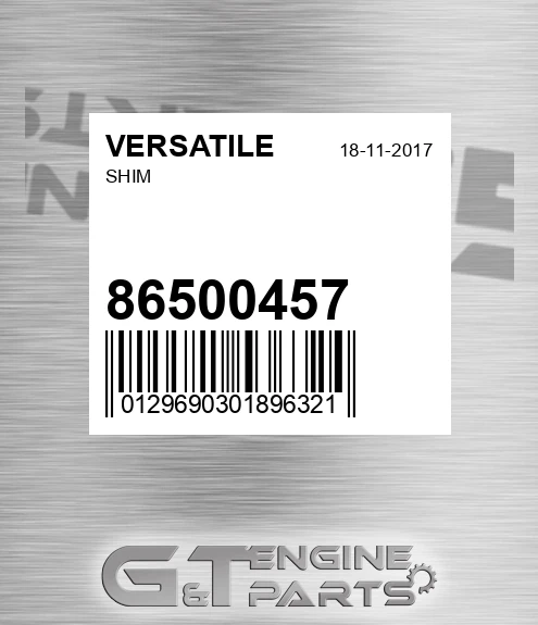 86500457 VERSATILE Shim