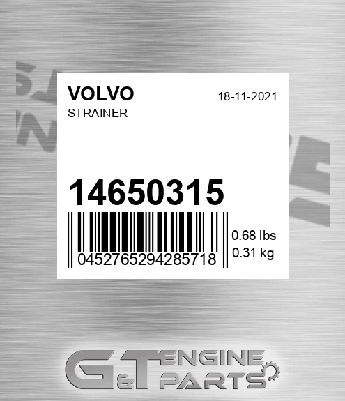 14650315 Strainer for VOLVO