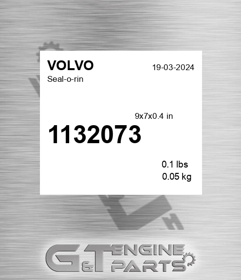 1132073 Seal-o-rin for VOLVO