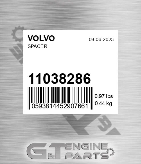 11038286 Spacer for VOLVO