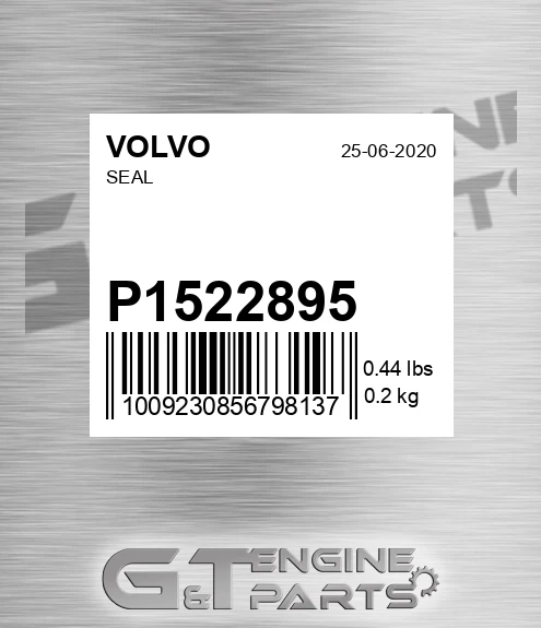 P1522895 Seal for VOLVO