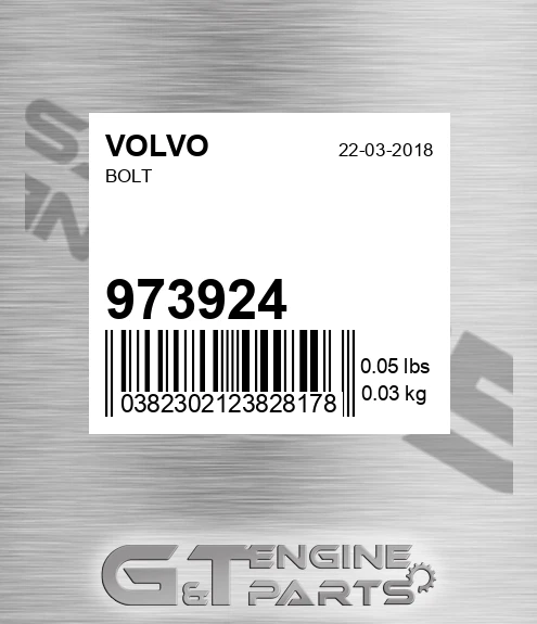 973924 VOLVO Bolt