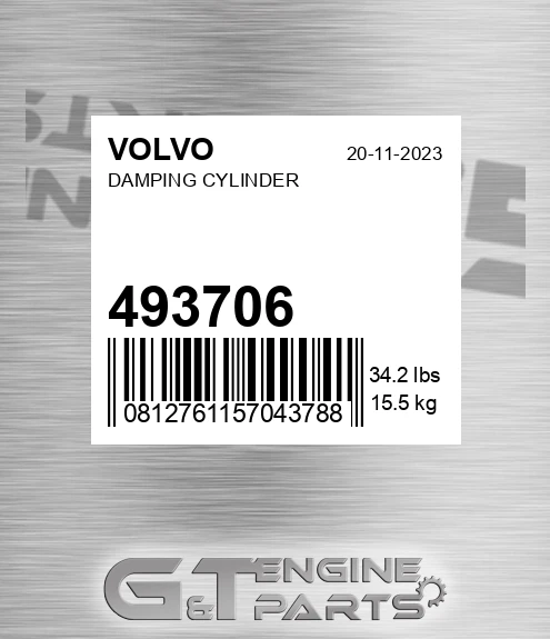 493706 VOLVO Damping Cylinder