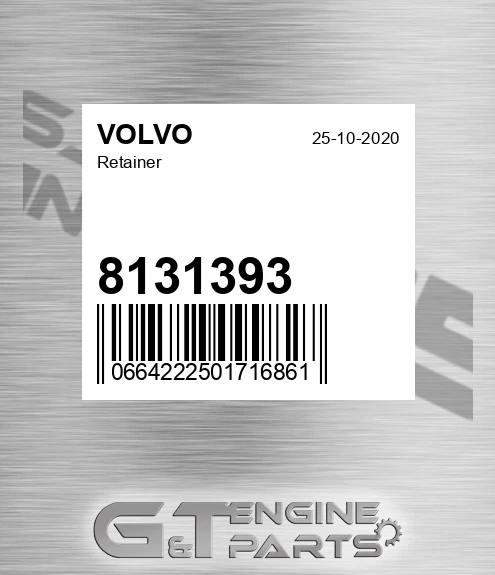 8131393 Retainer for VOLVO