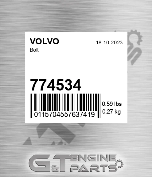 774534 VOLVO Bolt