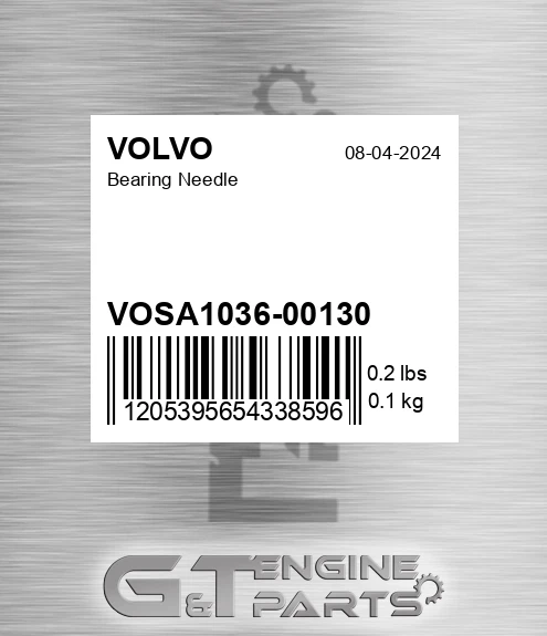 VOSA103600130 Bearing Needle