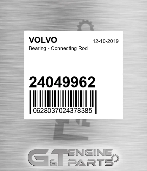 24049962 Bearing - Connecting Rod for VOLVO