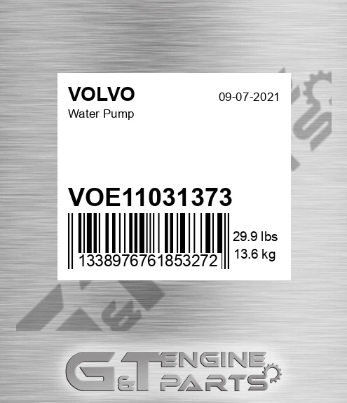 VOE11031373 Water Pump for VOLVO