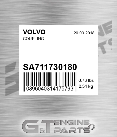 SA7117-30180 Coupling