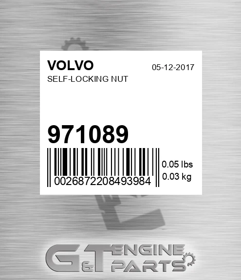 971089 Self-locking Nut