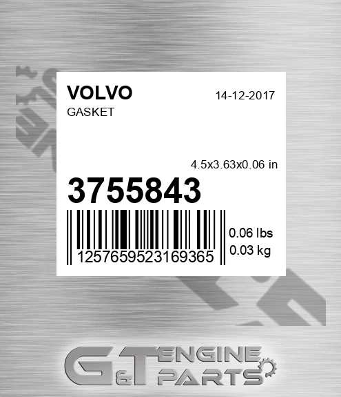 3755843 Gasket
