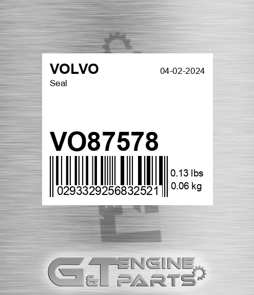 VO87578 Seal