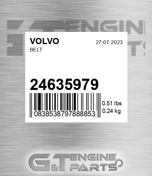 24635979 Belt for VOLVO