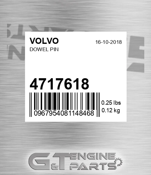 4717618 Dowel Pin