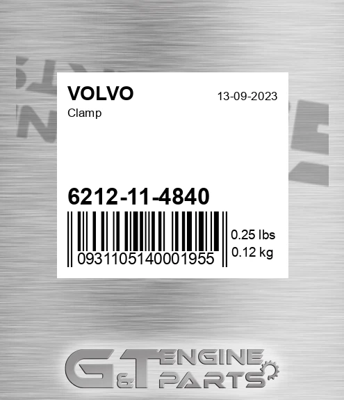 6212-11-4840 Clamp for VOLVO