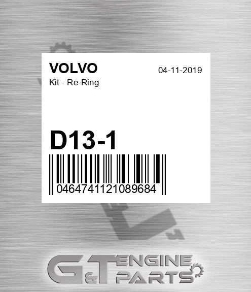 D13-1 Kit - Re-ring