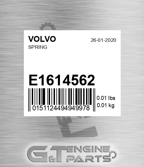 E1614562 Spring for VOLVO