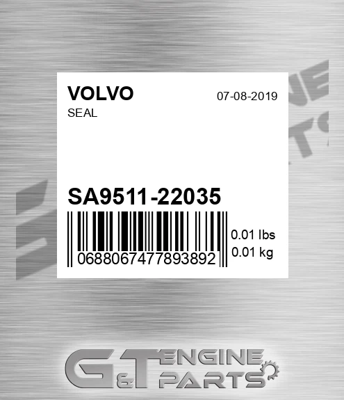 SA9511-22035 Seal for VOLVO