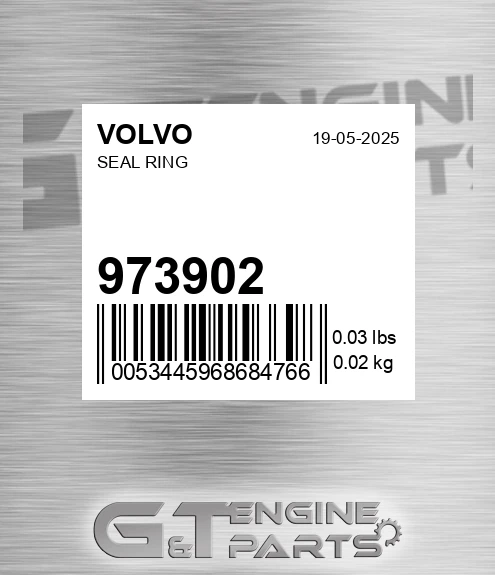 973902 VOLVO Seal Ring