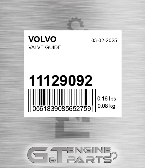 11129092 Valve Guide