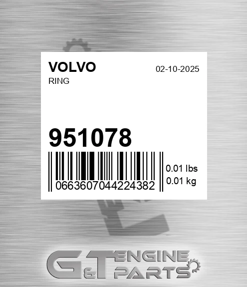 951078 VOLVO Ring