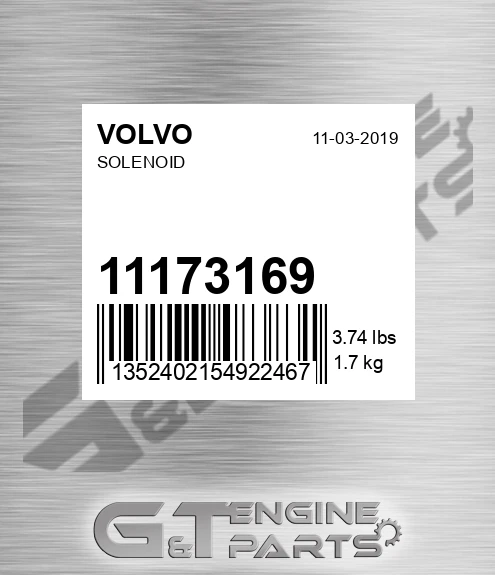 11173169 Solenoid for VOLVO