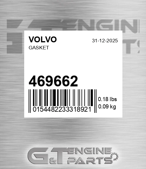 469662 Gasket for VOLVO