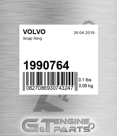 1990764 VOLVO Snap Ring