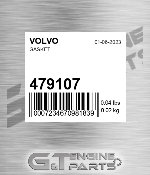 479107 Gasket
