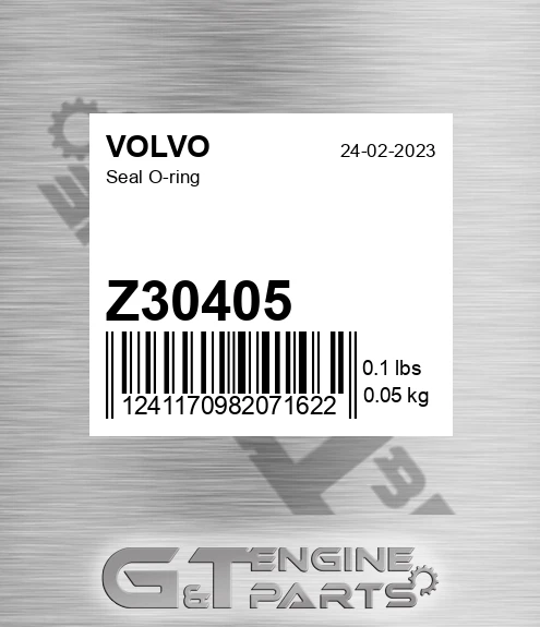 Z30405 VOLVO Seal O-ring