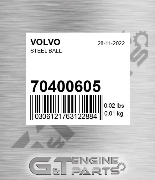 70400605 Steel Ball for VOLVO