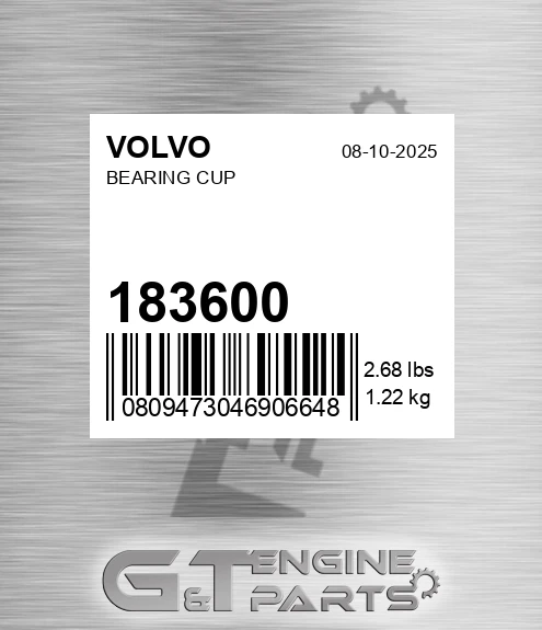 183600 Bearing Cup