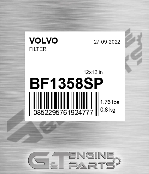 BF1358-SP Filter for VOLVO