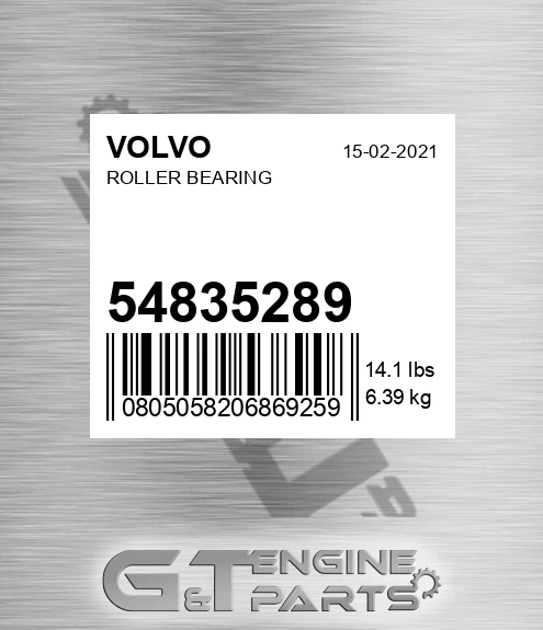 54835289 VOLVO Roller Bearing