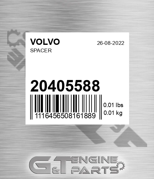 20405588 Spacer for VOLVO